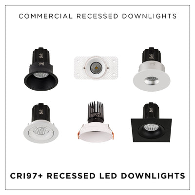 CRI97+ Recessed LED Downlights