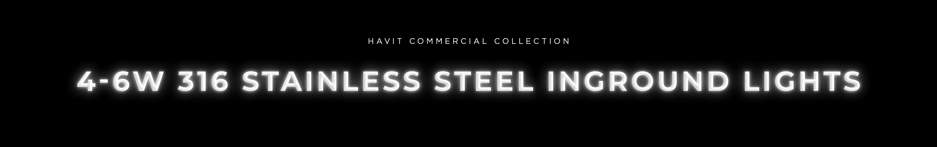4-6w 316 Stainless Steel Inground Lights Banner
