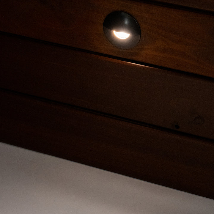HCP-276102 - 2.5w Antique Brass Wall Light with Eyelid