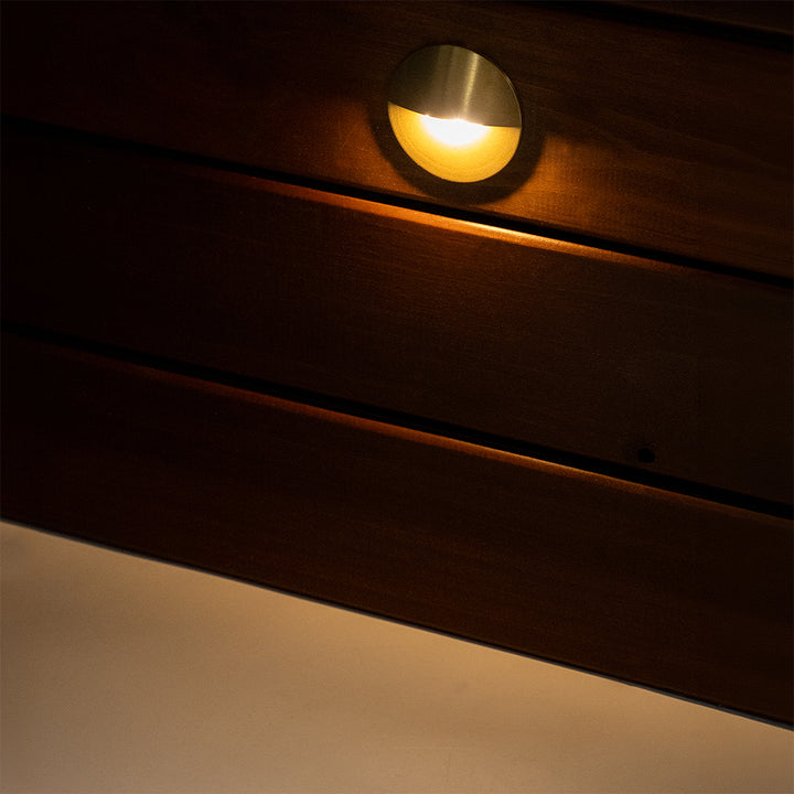 HCP-275102 - 2.5w Solid Brass Wall Light with Eyelid