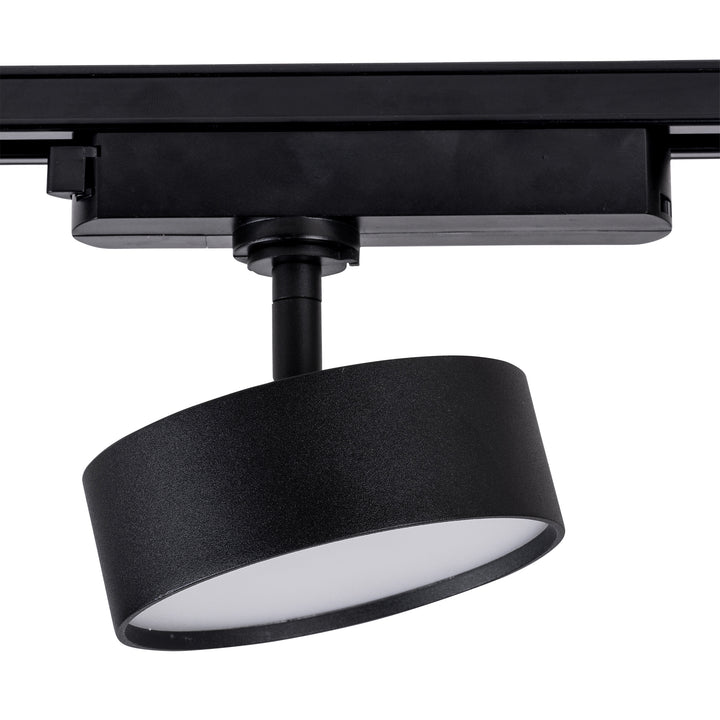 HCP-1021211 - Single Circuit 12W Disc Dimmable Black Track Head