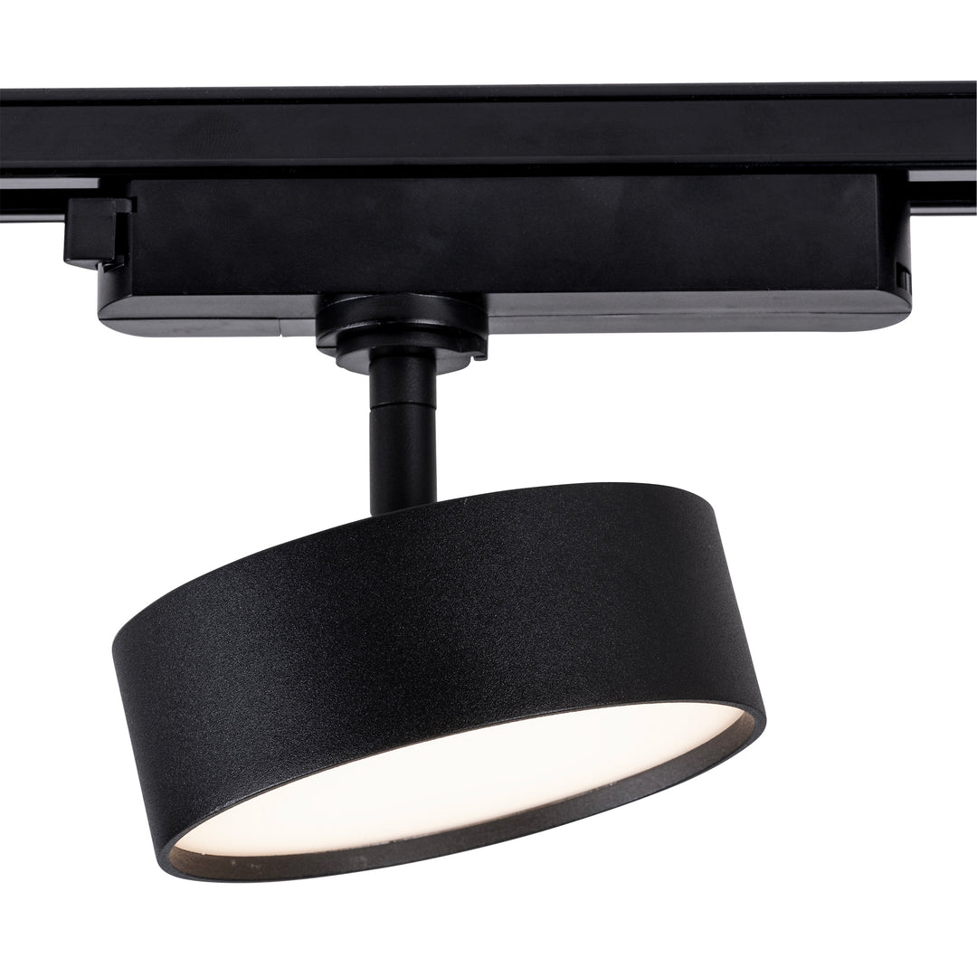HCP-1021211 - Single Circuit 12W Disc Dimmable Black Track Head