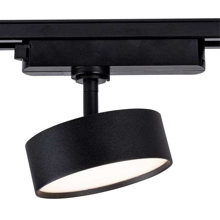 HCP-1021211 - Single Circuit 12W Disc Dimmable Black Track Head