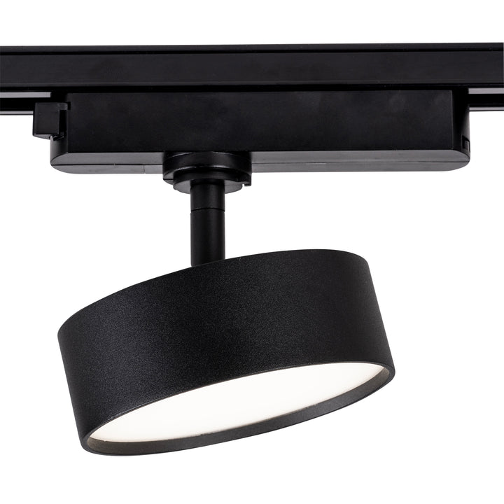 HCP-1021211 - Single Circuit 12W Disc Dimmable Black Track Head
