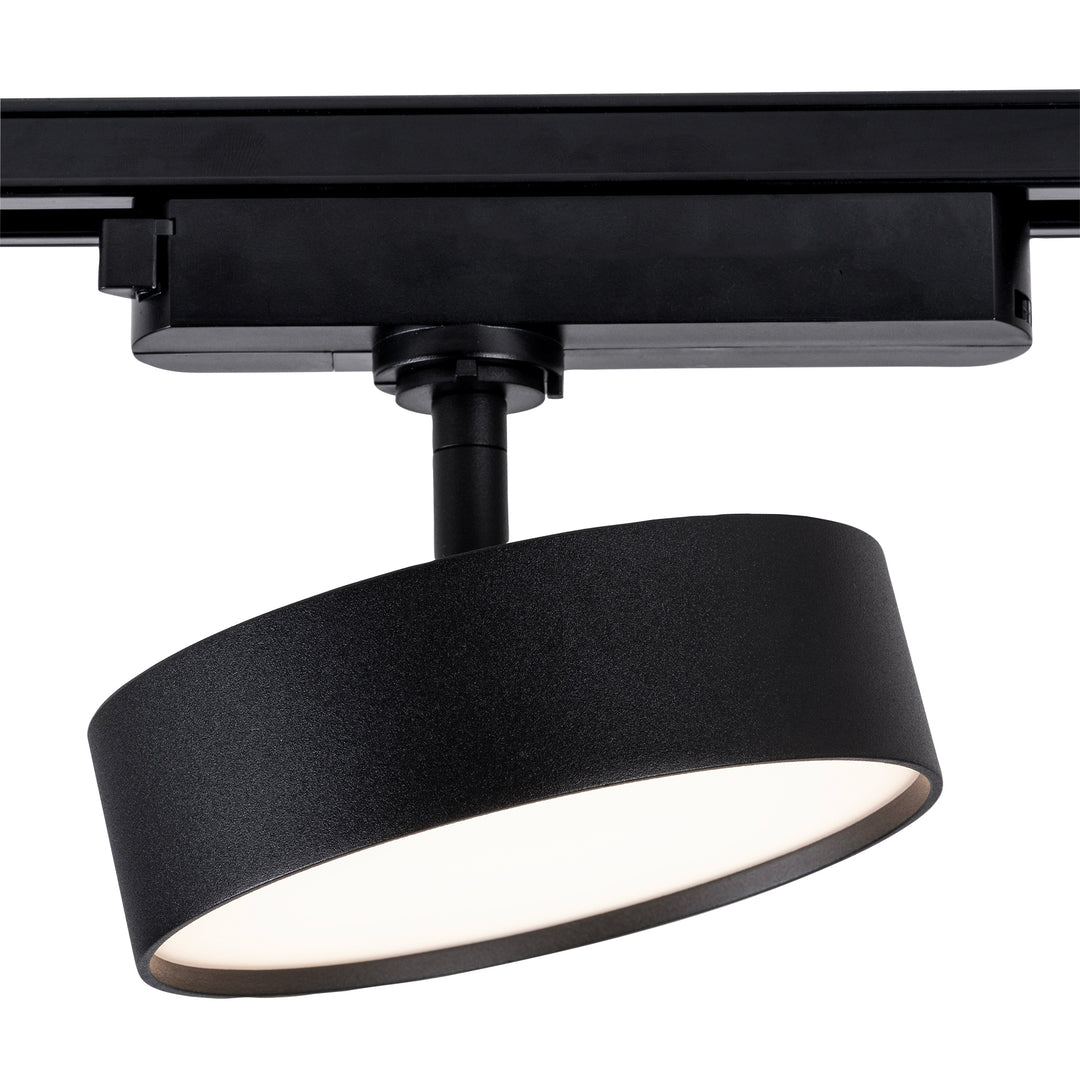 HCP-1021811 - Single Circuit 18W Disc Dimmable Black Track Head