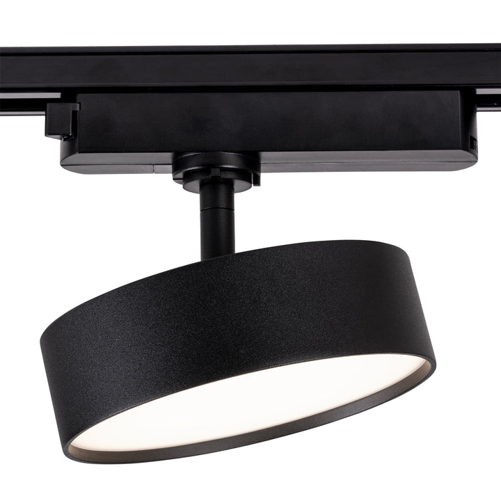HCP-1021811 - Single Circuit 18W Disc Dimmable Black Track Head