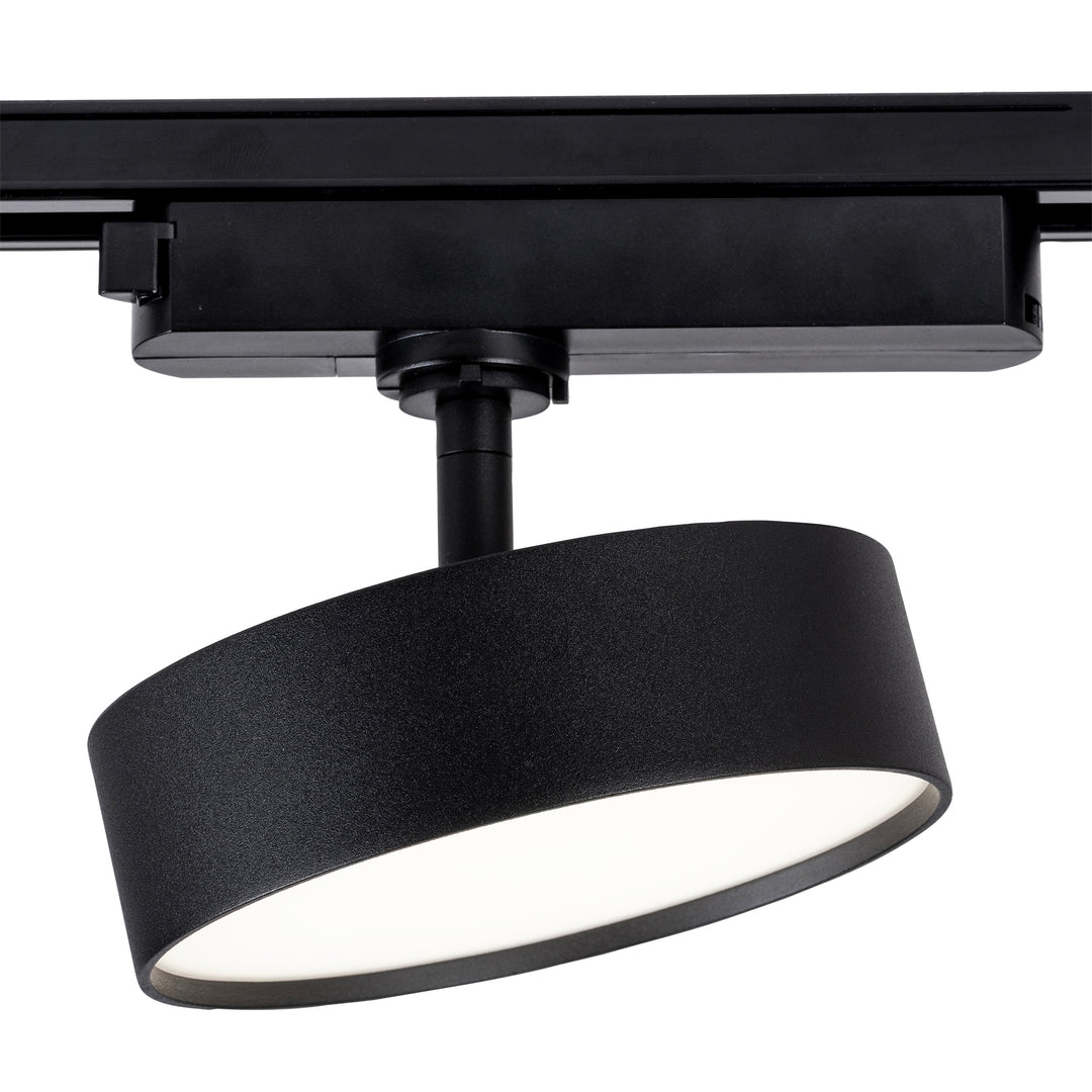 HCP-1021811 - Single Circuit 18W Disc Dimmable Black Track Head