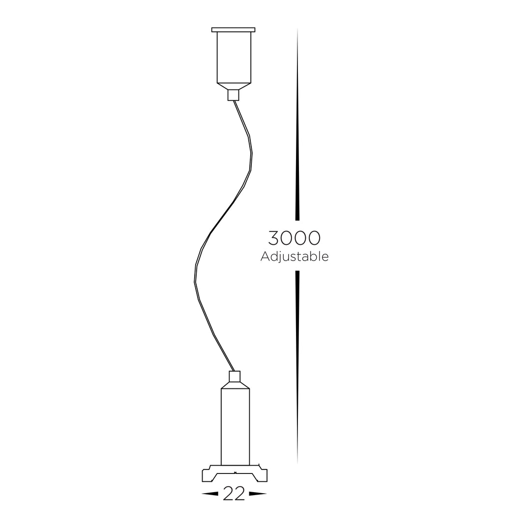 HCP-10291-ESUS -  Suspension Kit to suit Low Voltage Track System