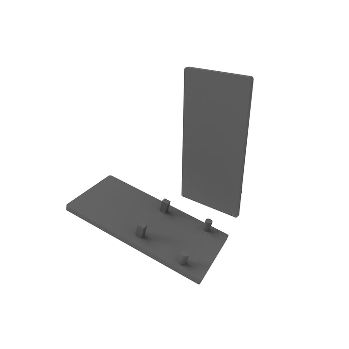 HCP-10291-HE-EC -  Black End Caps to suit Deep Low Voltage Track
