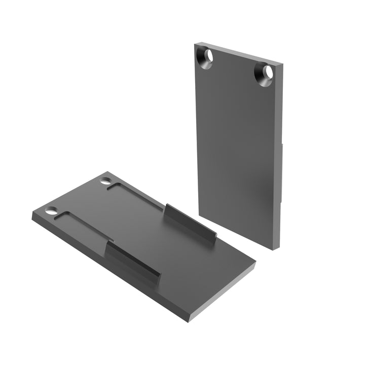 HCP-10291-RP-EC -  Black End Caps to suit Recessed Deep Low Voltage Track
