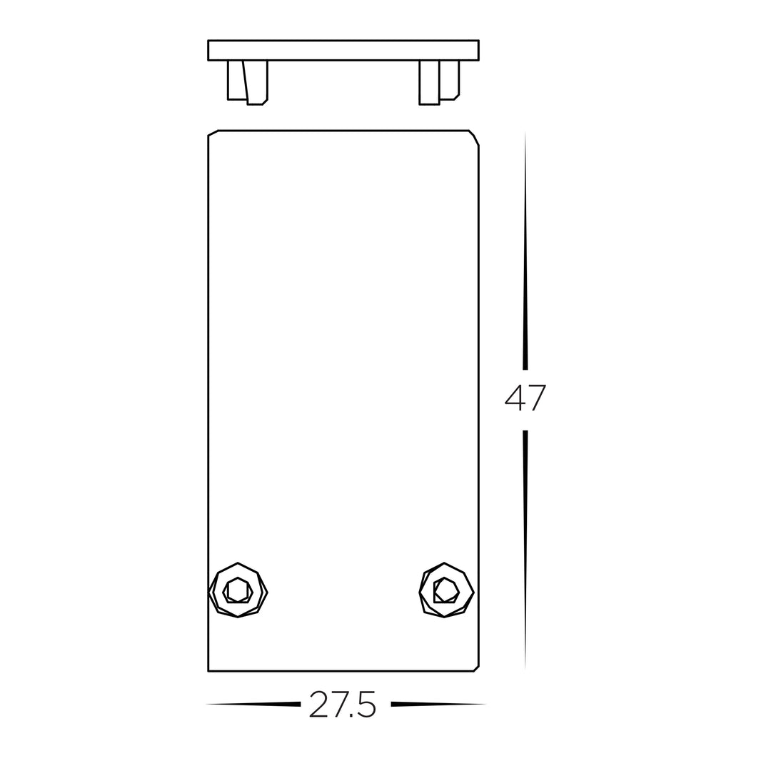 HCP-10291-RP-EC -  Black End Caps to suit Recessed Deep Low Voltage Track