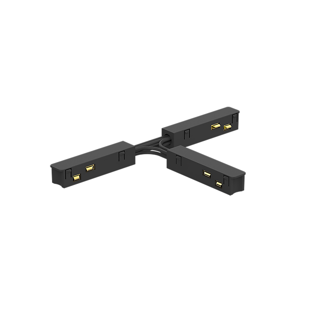 HCP-10291-RP-TSC -  Black T Shape Joiner to suit Recessed Deep Low Voltage Track