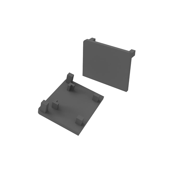 HCP-10291-SE-EC -  Black End Caps to suit Shallow Low Voltage Track
