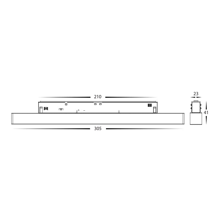 HCP-1029207 - 7w 48v DC Linear Track Light to suit Low Voltage Track System