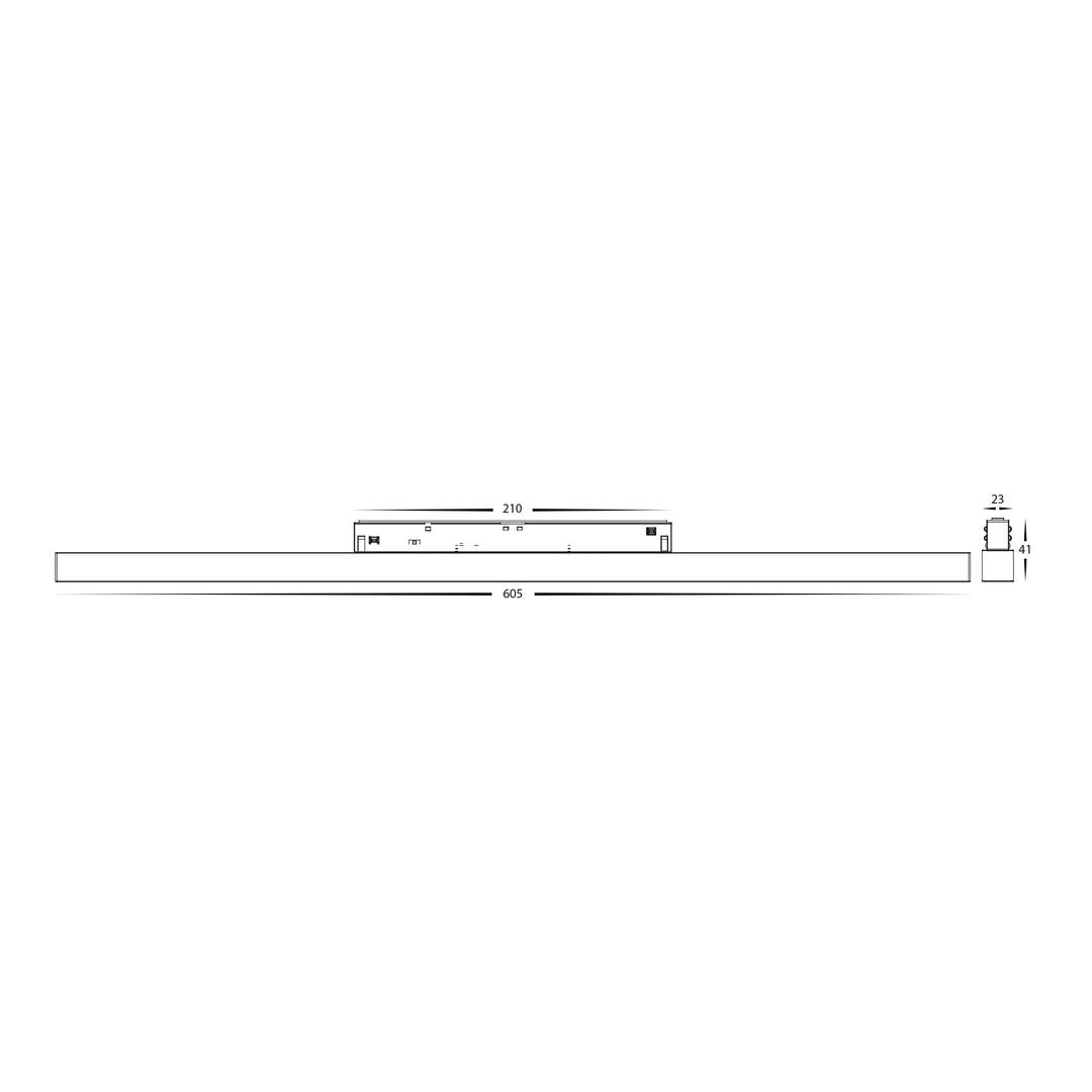 HCP-1029208 - 14w 48v DC Linear Track Light to suit Low Voltage Track System
