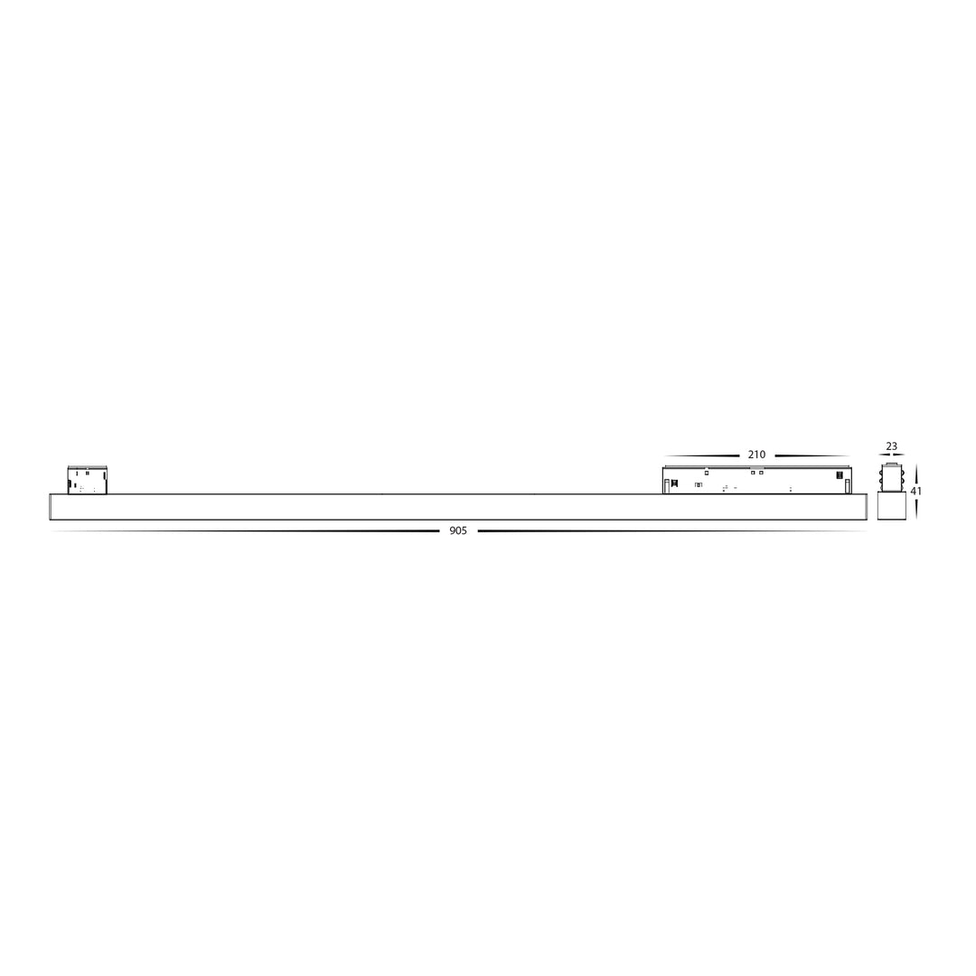 HCP-1029209 - 20w 48v DC Linear Track Light to suit Low Voltage Track System