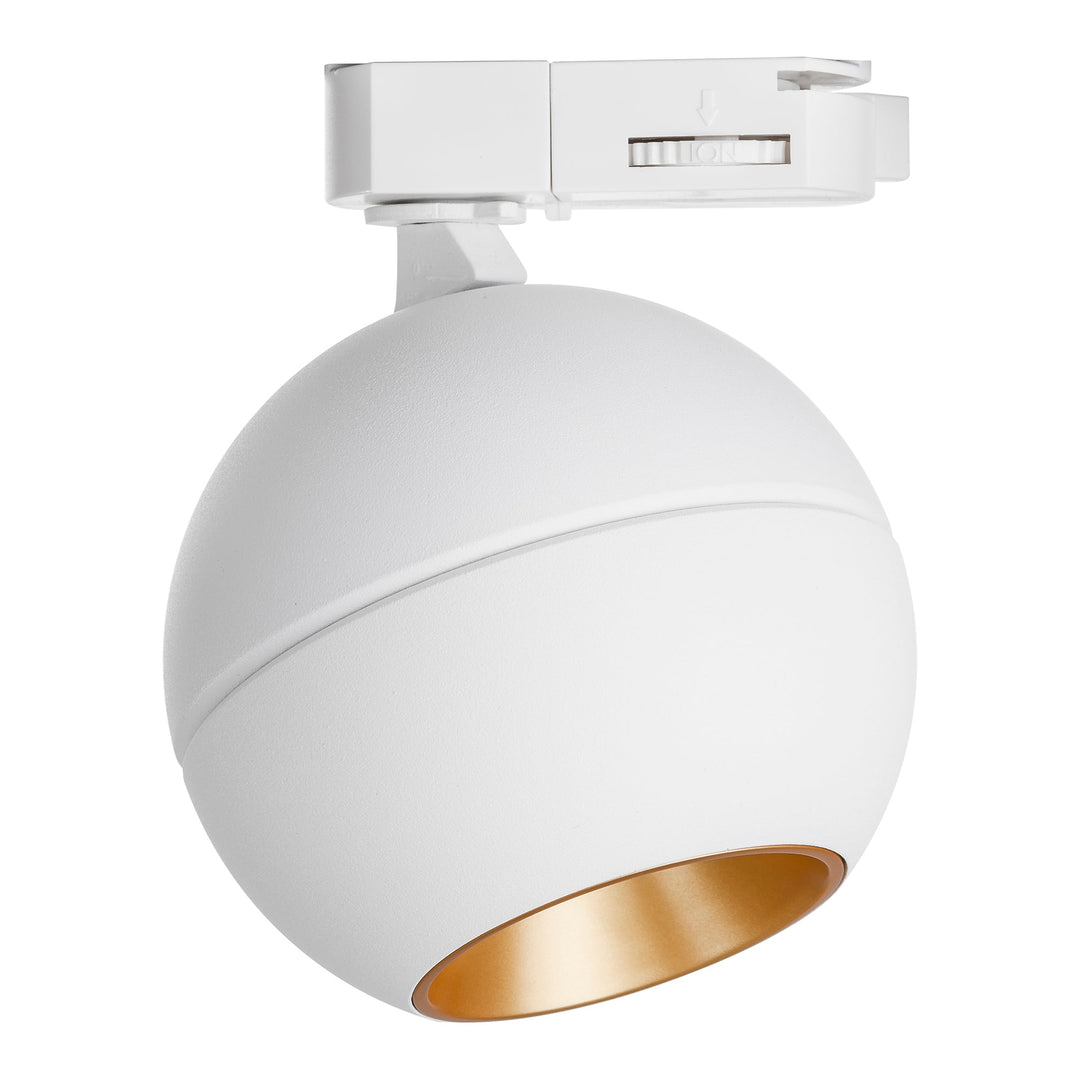 HCP-1031912 - Ondo Single Circuit 6w or 9w Tri Colour Dimmable White Track Head