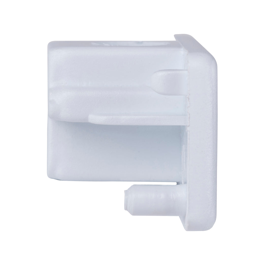 HCP-103100-EC - White End Cap to suit Single Circuit Track