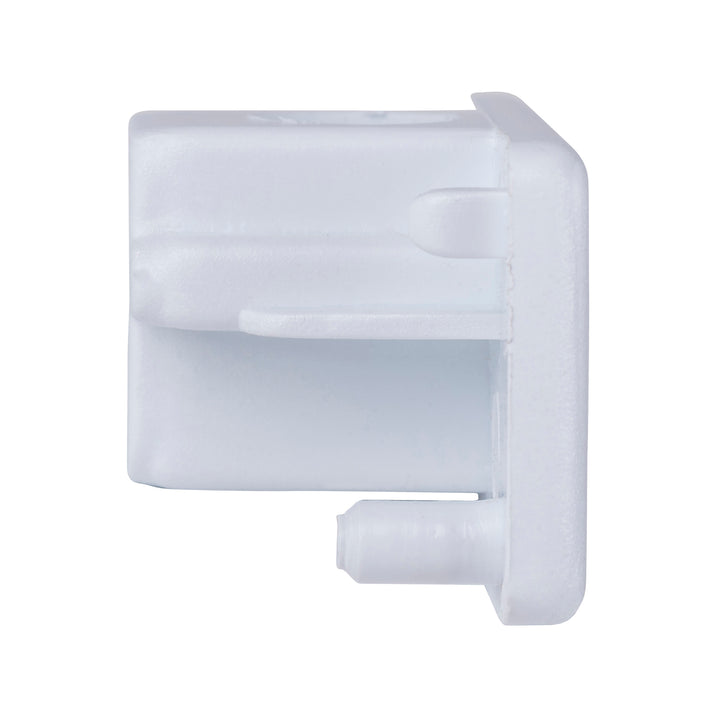 HCP-103100-EC - White End Cap to suit Single Circuit Track