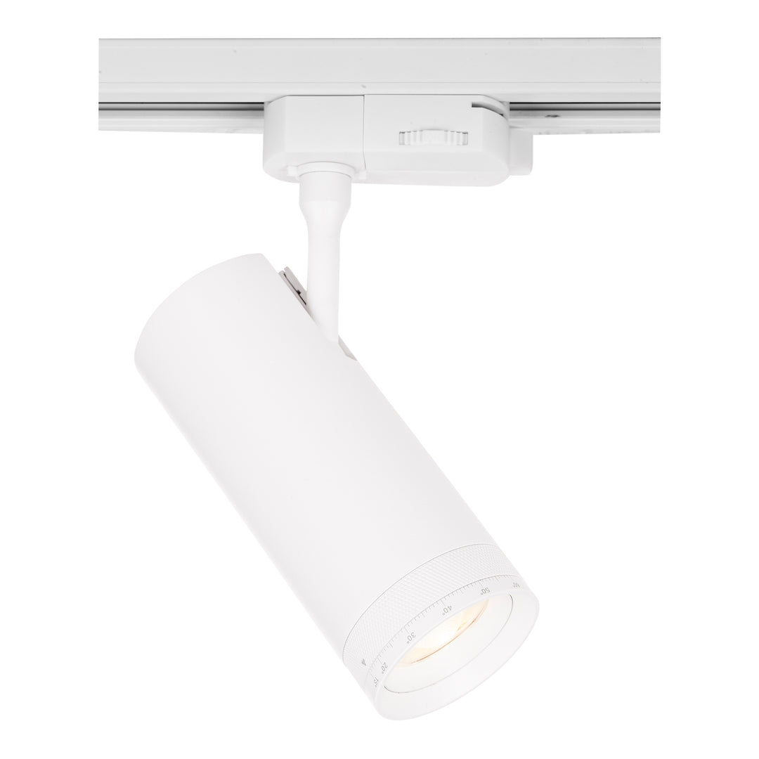 HCP-1031015 - Single Circuit 10W Adjustable Beam Angle White Track Head