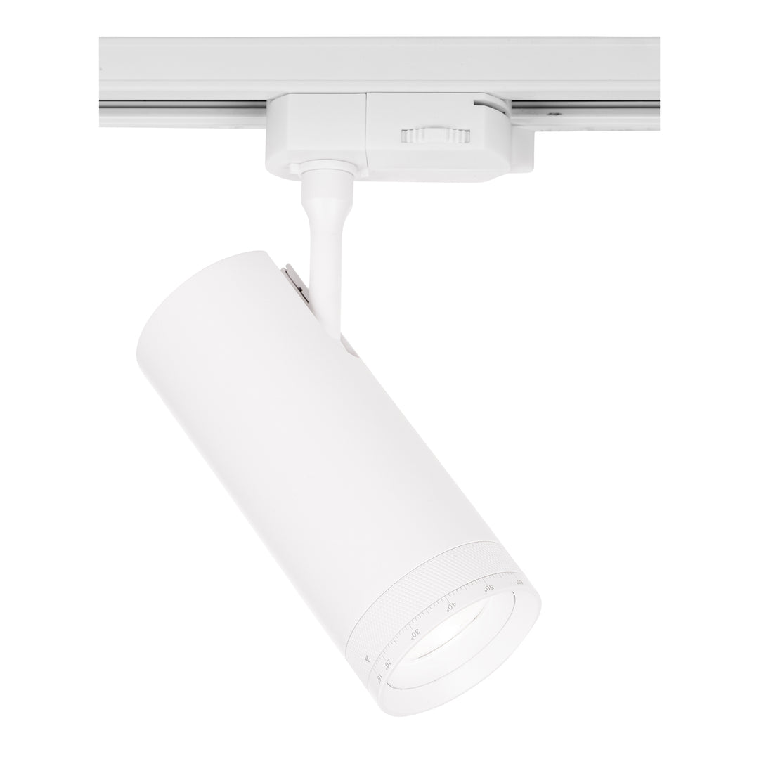 HCP-1031015 - Single Circuit 10W Adjustable Beam Angle White Track Head