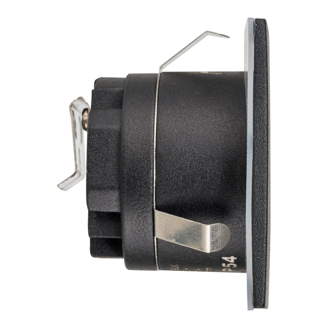 HCP-2224302 - Black Square Recessed 3w LED Triac Dimmable Step Light