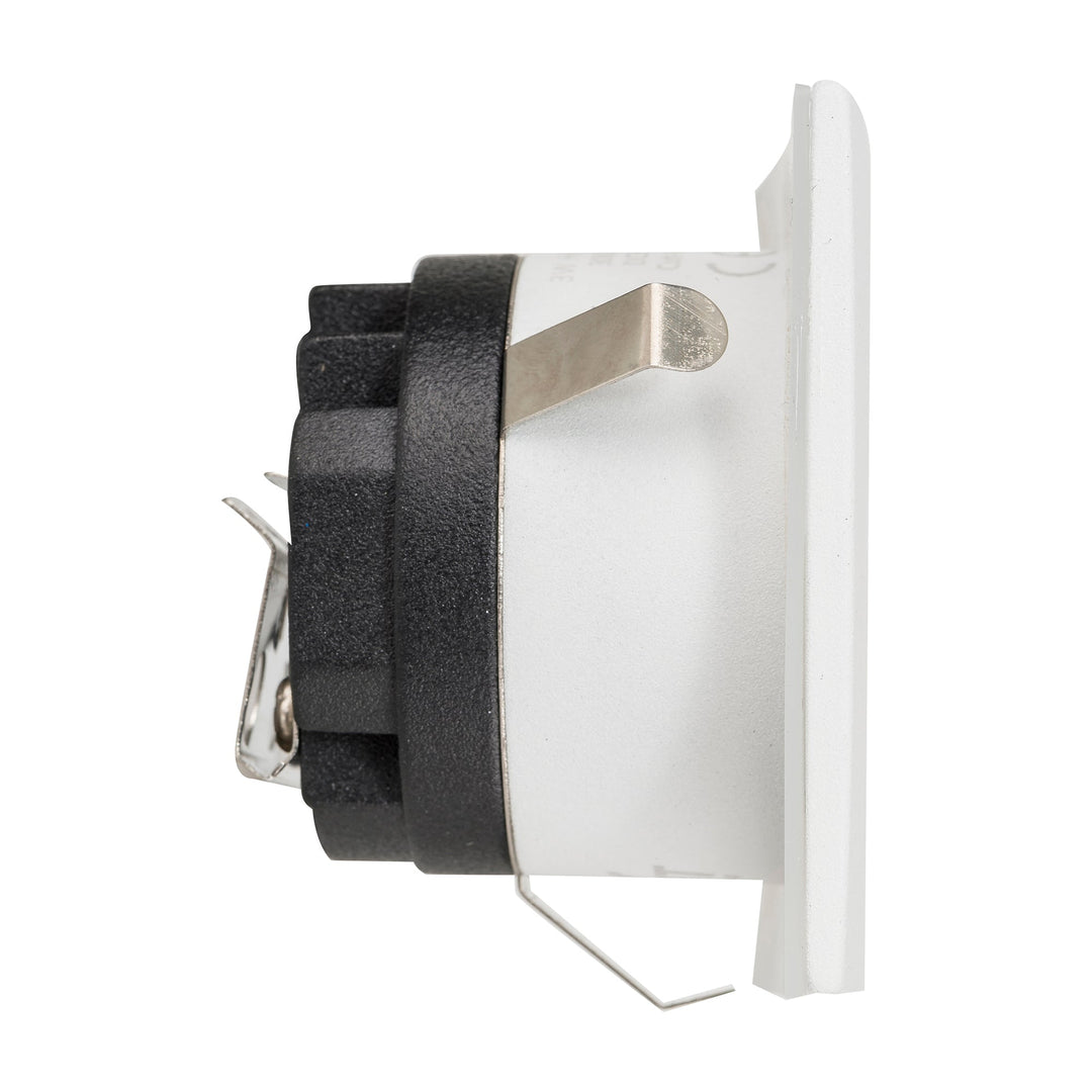 HCP-2233302 - White Square Recessed 3w LED Triac Dimmable Step Light