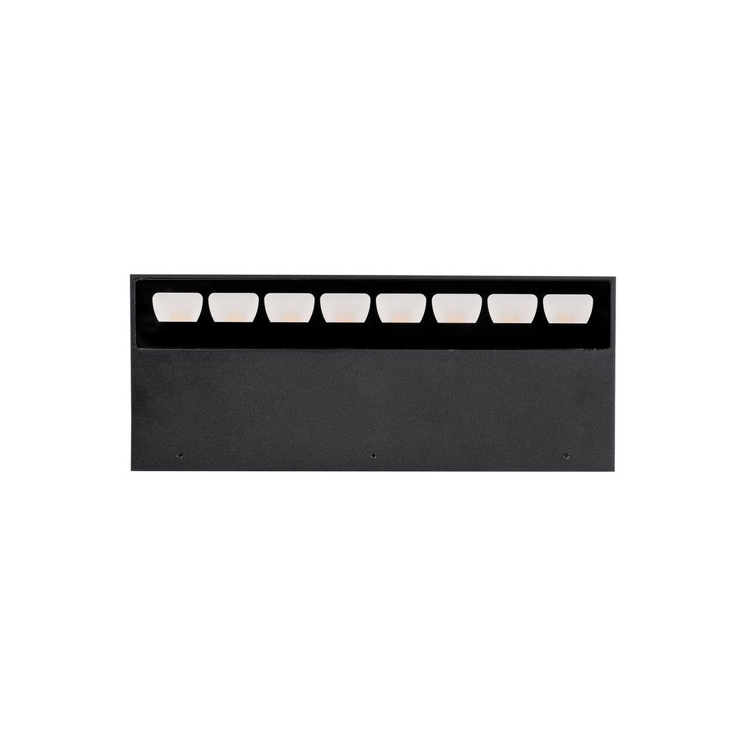 HCP-2323012 | HCP-2323014 - 30w Black Aluminium Up &amp; Down Wall Light