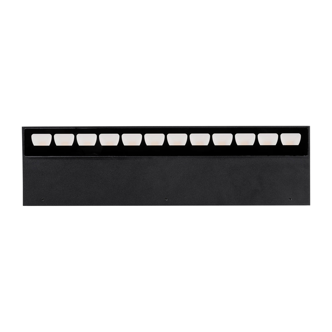 HCP-2324012 | HCP-2324014 - 40w Black Aluminium Up &amp; Down Wall Light