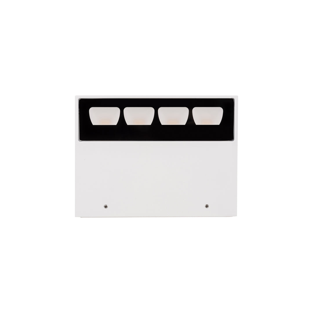 HCP-2331012 | HCP-2331014 - 10w White Aluminium Up &amp; Down Wall Light