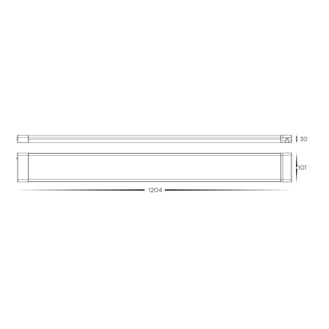 HCP-2381002 - 1200mm LED Slim Batten Light