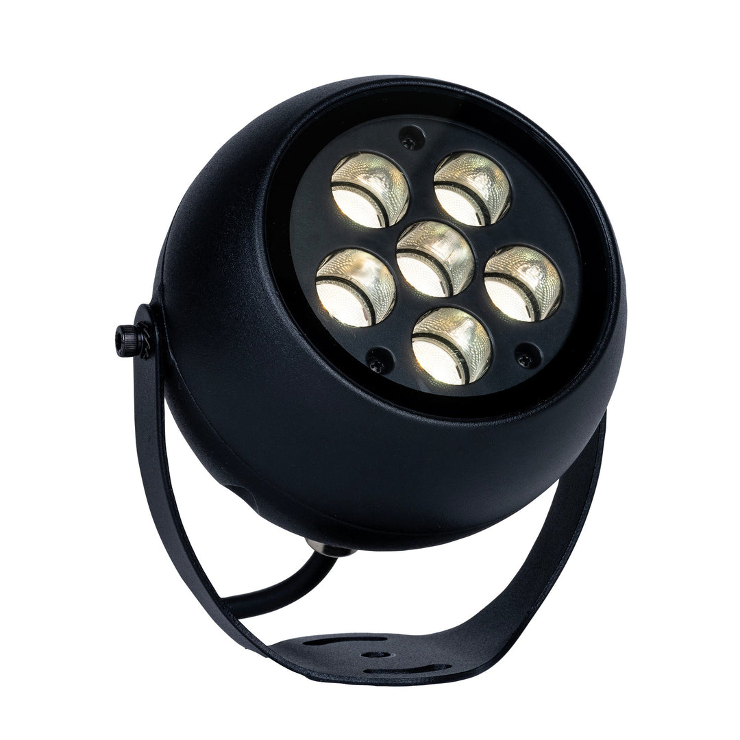 HCP-242183 - Black 12w TRI Colour Ball Spot Light