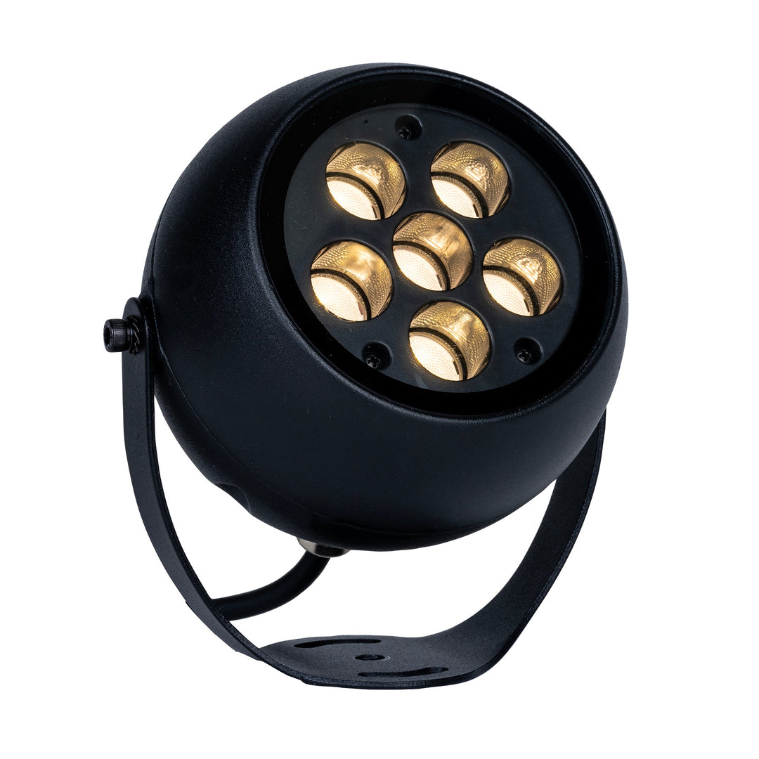 HCP-242183 - Black 12w TRI Colour Ball Spot Light