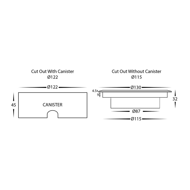 HCP-251061 - 6w 24v DC Round 316 Stainless Steel Slim Inground Light