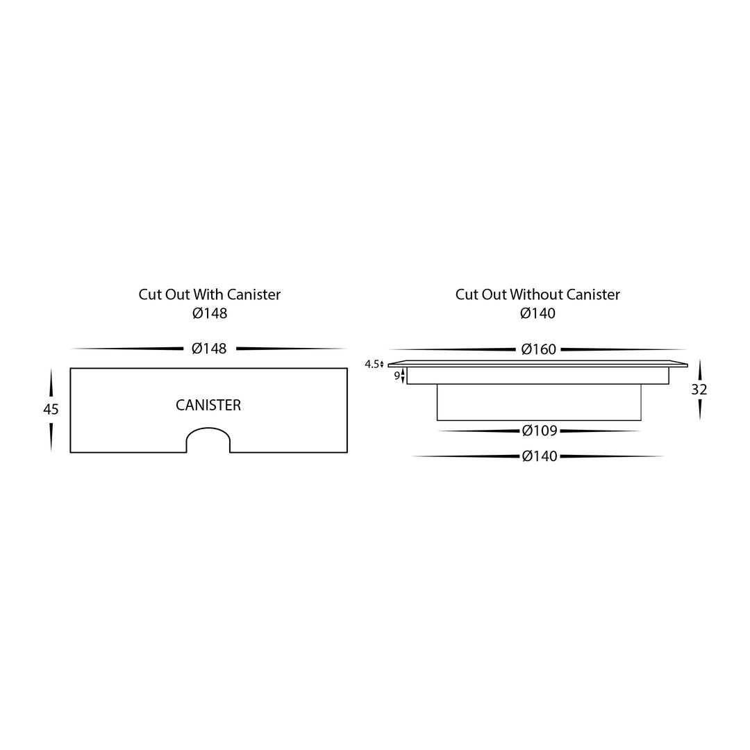 HCP-251091 - 9w 24v DC Round 316 Stainless Steel Slim Inground Light