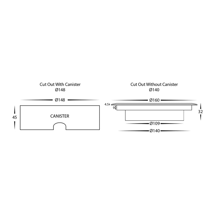HCP-251091 - 9w 24v DC Round 316 Stainless Steel Slim Inground Light