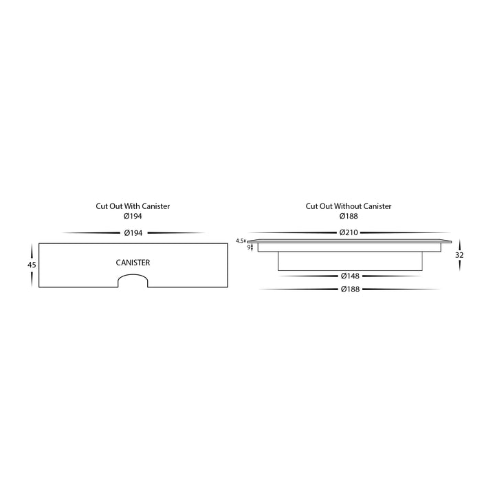HCP-251181 - 18w 24v DC Round 316 Stainless Steel Slim Inground Light