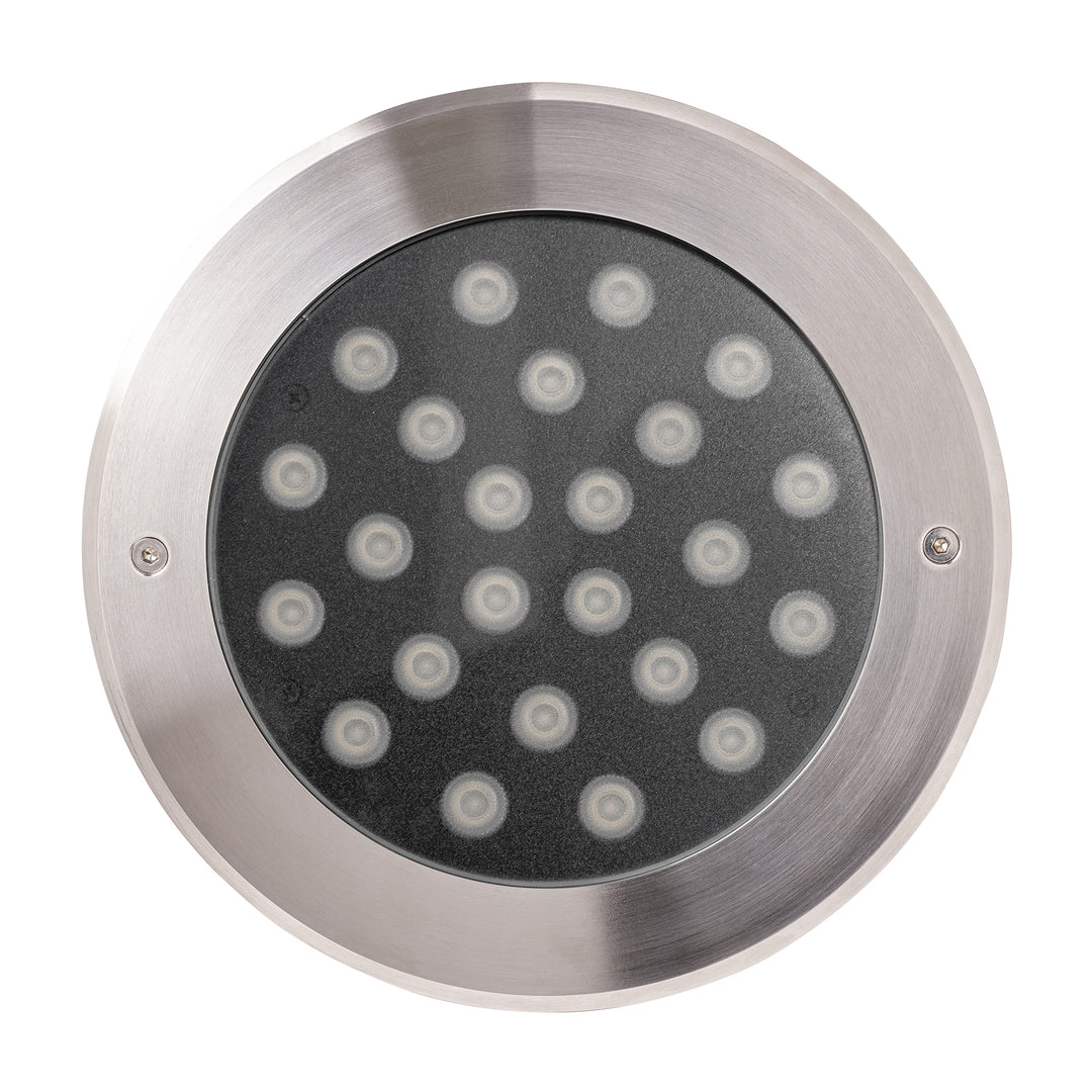 HCP-251241 - 24w 24v DC Round 316 Stainless Steel Slim Inground Light