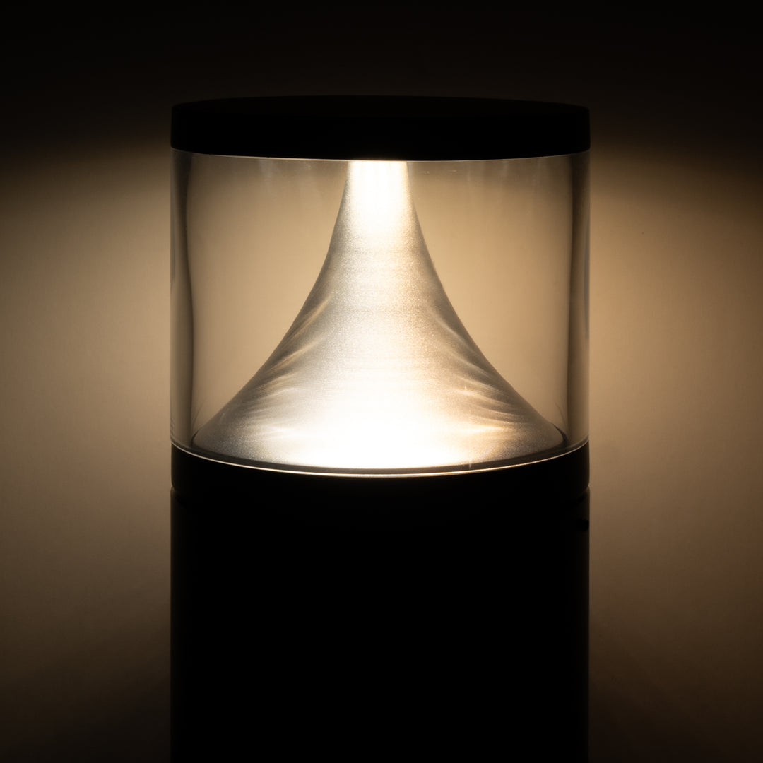 HCP-262630 - 1000mm 18w Large Black LED Bollard Light