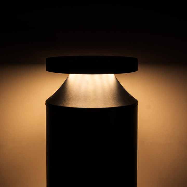 HCP-262560 - 540mm 18w Black LED Bollard Light