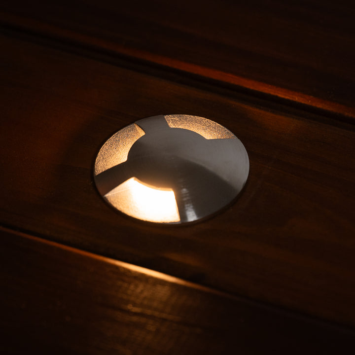 HCP-271105 - 2.5w 316 Stainless Steel 3 Way Inground Light