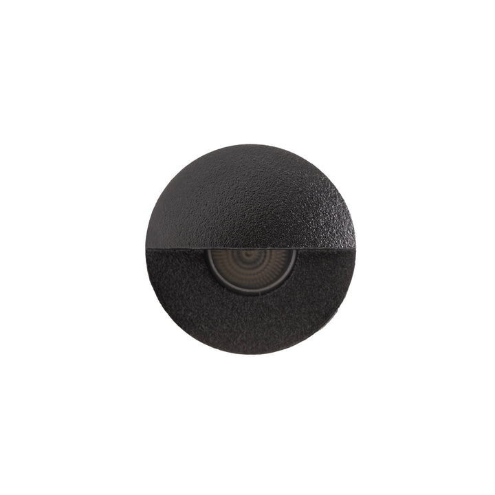 HCP-272202 - 1w 316 Stainless Steel Black Mini Wall Light with Eyelid
