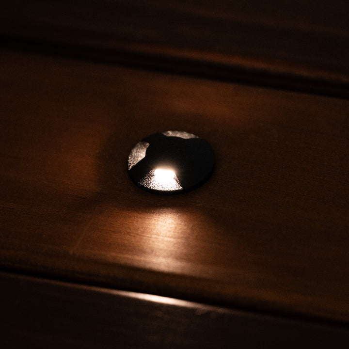 HCP-272205 - 1w 316 Stainless Steel Black Mini 3 Way Inground Light