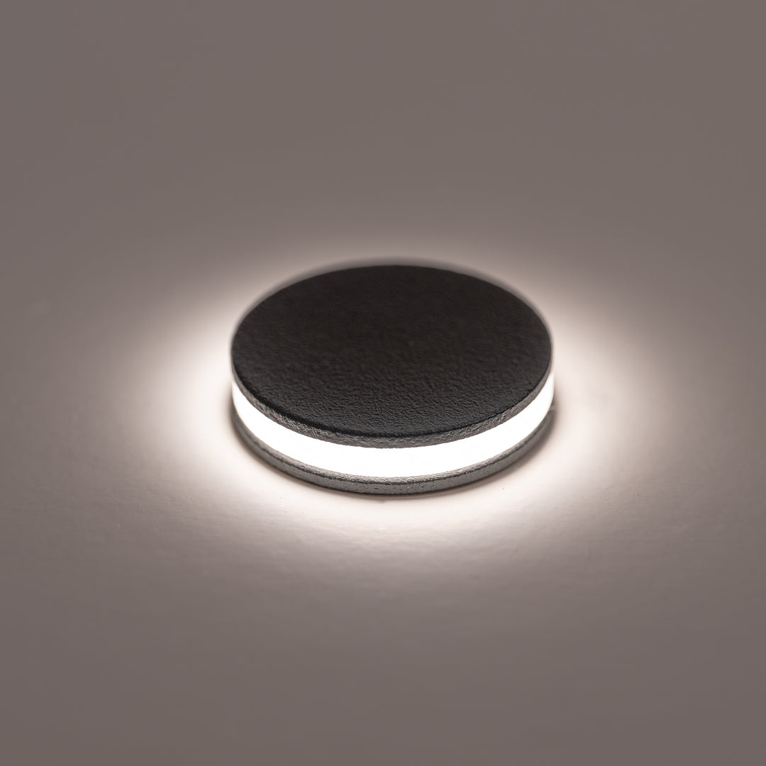 HCP-272207 - 1w 316 Stainless Steel Black Mini Wall or Inground Light