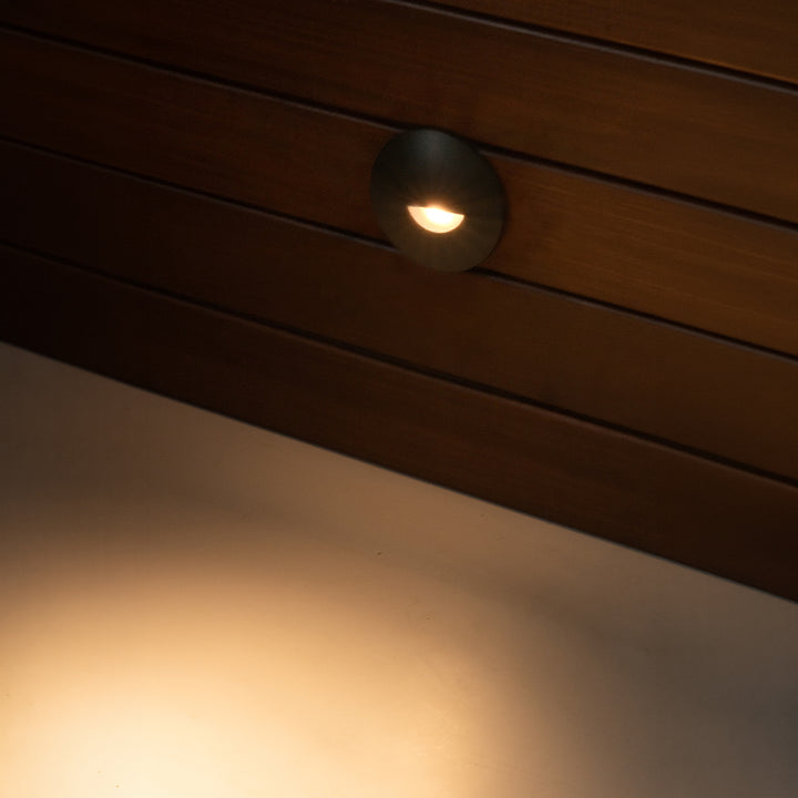 HCP-272915 - 4-6w 316 Stainless Steel Black Wall Light with Eyelid
