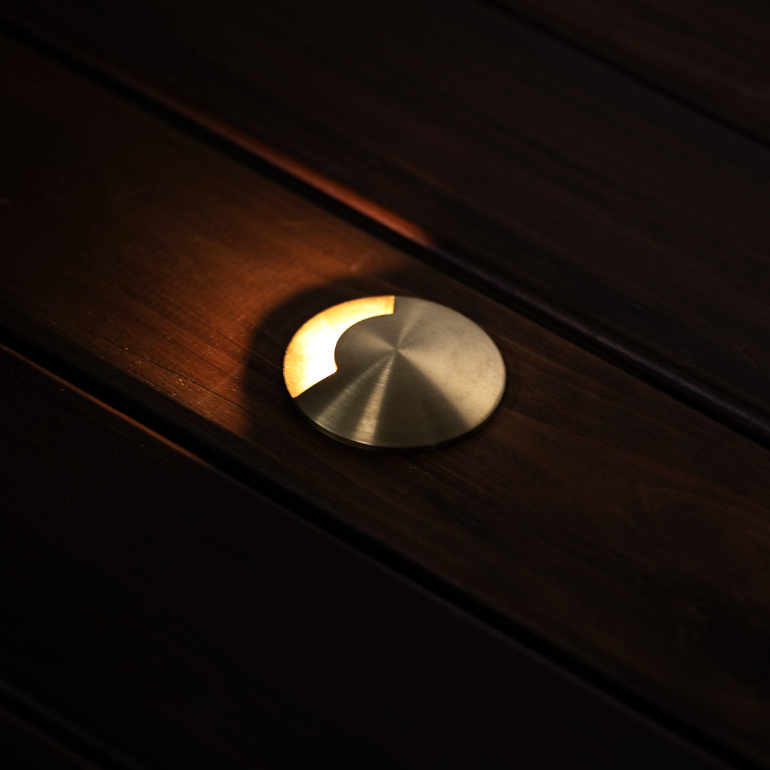 HCP-275103 - 2.5w Solid Brass 1 Way Inground Light