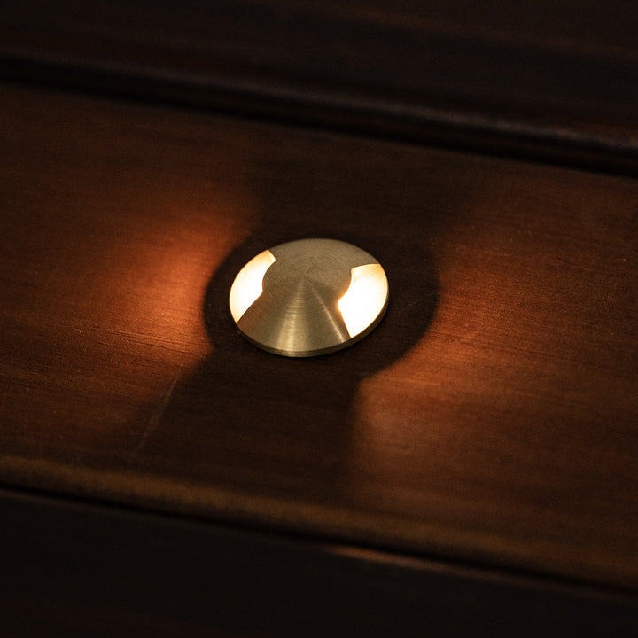 HCP-275204 - 1w Solid Brass Mini 2 Way Inground Light