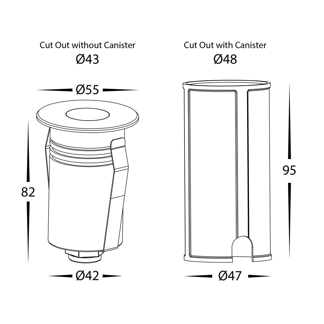 HCP-276101 - 2.5w Antique Brass Inground Light
