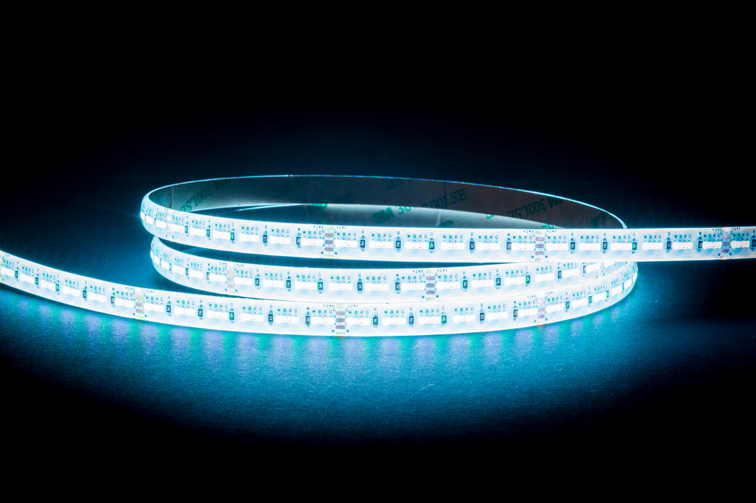 HCP-3456150 - 16w 24v DC 384LED RGB + 5000k IP54 LED Strip