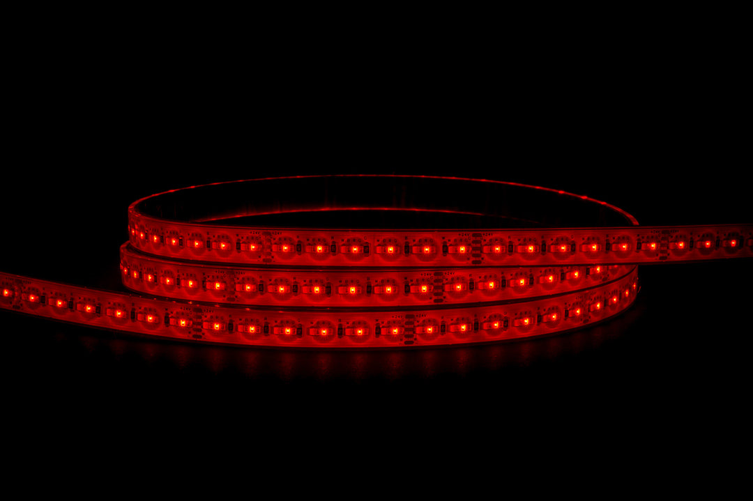 HCP-3466151 - 16w 24v DC 384LED RGB + 3000k IP67 LED Strip